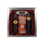 Cuba Original Cuba Gold zestaw woda toaletowa 100ml + woda po goleniu 100ml + breloczek