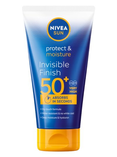 Nivea Sun Protect & Moisture nawilżający balsam do opalania Invisible Finish SPF50+ 150ml