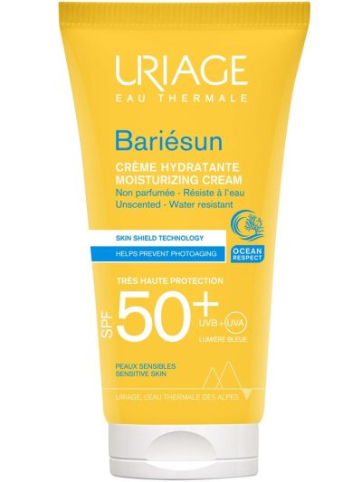 URIAGE Bariesun Moisturizing Cream nawilżający krem do skóry wrażliwej SPF50+ 50ml