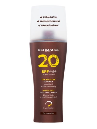 Dermacol Tan Booster Sun Milk mleczko ochronne przyspieszające opalanie SPF20 200ml