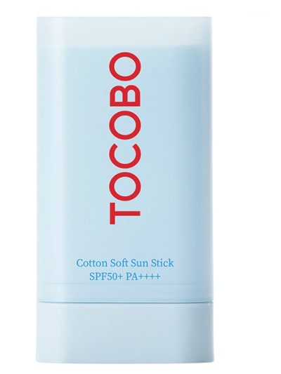 TOCOBO Cotton Soft Sun Stick SPF50+ PA++++ sztyft przeciwsłoneczny 19g