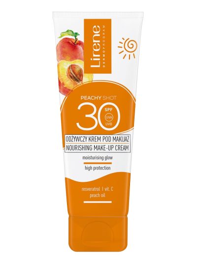 Lirene Peachy Shot odżywczy krem pod makijaż SPF30 50ml