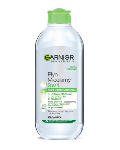 Garnier Skin Naturals płyn micelarny 3w1 skóra normalna i mieszana 400ml
