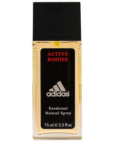 Adidas Active Bodies dezodorant w naturalnym sprayu dla mężczyzn 75ml
