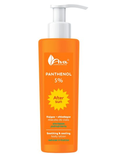 Ava Laboratorium Panthenol 5% kojąco-chłodzące mleczko do ciała po opalaniu 200ml
