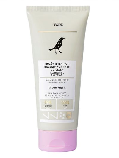 Yope Rozświetlający balsam-kompres do ciała Creamy Amber 200ml