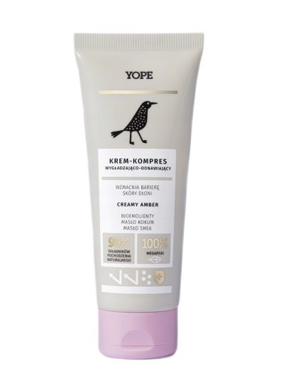 Yope Wygładzająco-odnawiający krem-kompres do rąk Creamy Amber 50ml