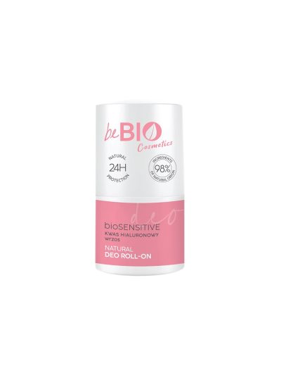 BeBio Ewa Chodakowska Naturalny deo roll-on na bazie naturalnego ałunu z kwasem hialuronowym i ekstraktem z wrzosu 50ml