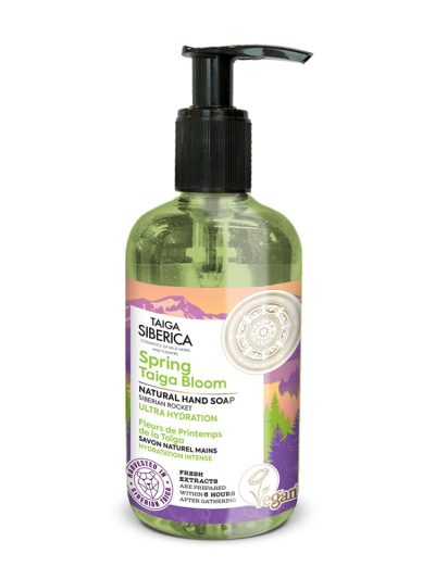 Natura Siberica Taiga Siberica naturalne intensywnie nawilżające mydło do rąk Spring Taiga Bloom 300ml