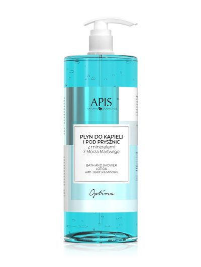 APIS Optima płyn do kąpieli i pod prysznic z minerałami z Morza Martwego 1000ml