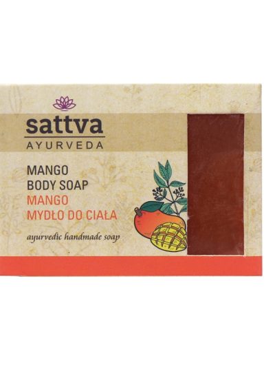 Sattva Body Soap indyjskie mydło glicerynowe Mango 125g