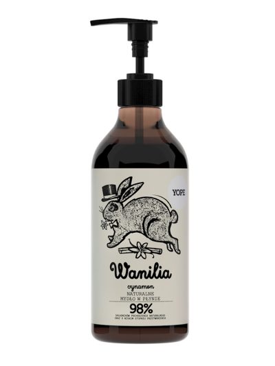 Yope Naturalne mydło w płynie Wanilia i Cynamon 500ml