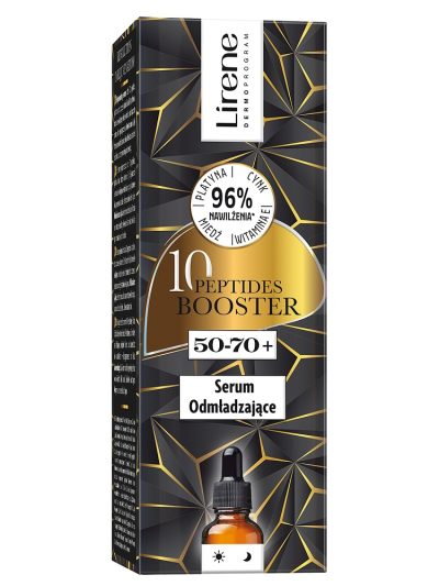 Lirene 10 Peptides Booster serum odmładzające 50-70+ 30ml