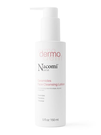 Nacomi Next Level Dermo łagodna emulsja oczyszczająca do cery atopowej  suchej i podrażnionej 150ml