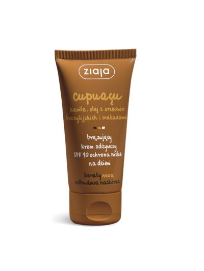Ziaja Cupuacu brązujący krem odżywczy na dzień SPF10 50ml