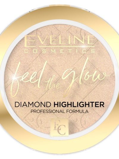 Eveline Cosmetics Feel the Glow rozświetlacz w kamieniu 01 Sparkle 4.2g