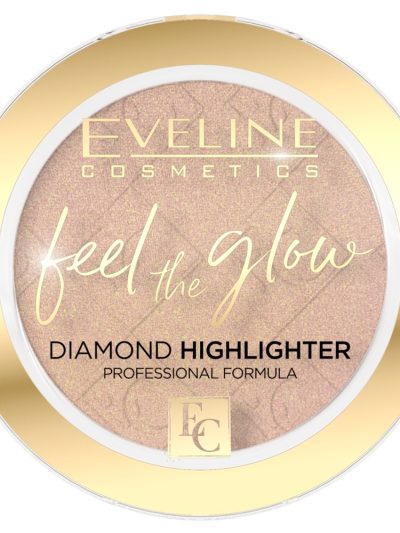 Eveline Cosmetics Feel the Glow rozświetlacz w kamieniu 02 Beach Glow 4.2g