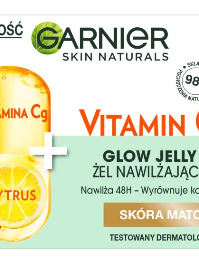 Garnier Skin Naturals Vitamin C Glow Jelly żel nawilżający do twarzy Witamina Cg + Cytrus 50ml