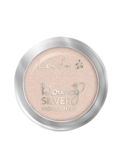 Lovely Bouncy Highlighter rozświetlacz do twarzy Silver