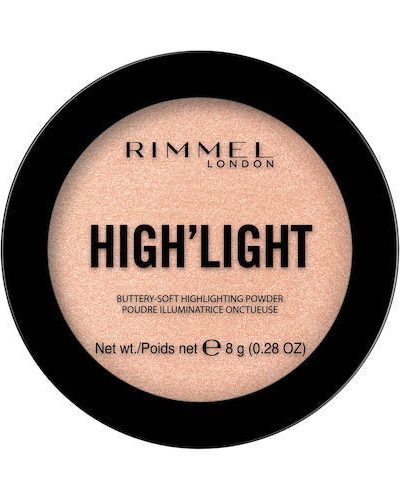 Rimmel High'light Buttery-Soft Highlighting Powder rozświetlacz do twarzy 002 Candlelit 8g