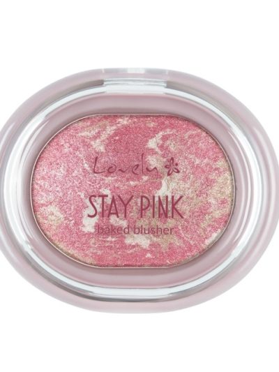 Lovely Stay Pink Baked Blusher wypiekany róż do policzków 3.5g