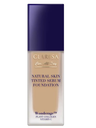 Claresa Natural Skin Tinted Serum Foundation podkład-serum z naturalnym wykończeniem 2WO Medium Olive 32ml