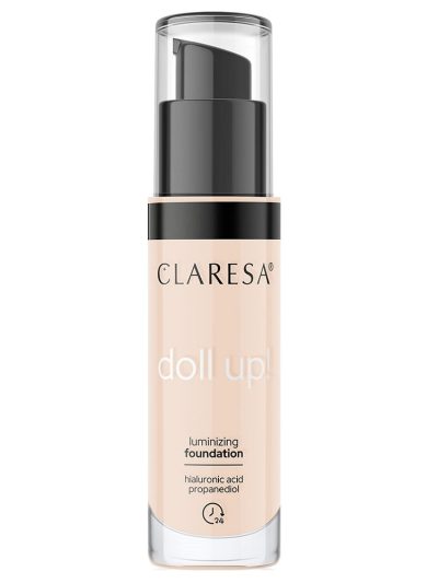 Claresa Doll Up! podkład rozświetlający do twarzy 03 Light-Medium 34g