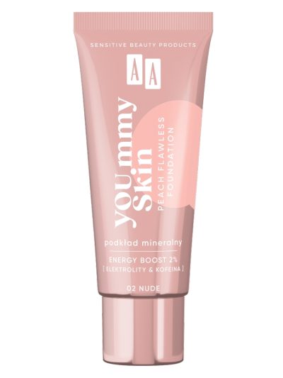 AA YOU.mmy Skin Peach Flawless Foundation podkład mineralny 02 Nude 30ml