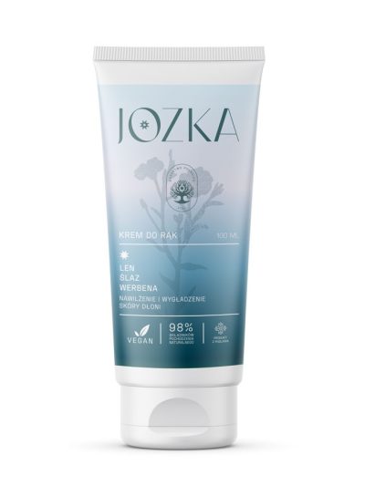 Jozka Nawilżający krem do rąk len ślaz werbena 100ml