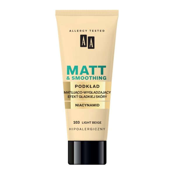 AA Make Up Matt podkład matująco-wygładzający 103 Light Beige 30ml