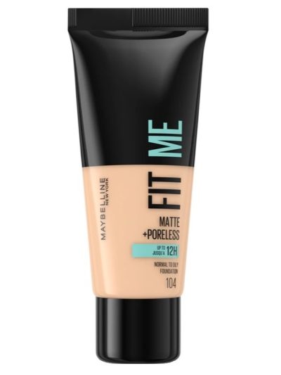 Maybelline Fit Me Matte & Poreless Foundation matujący podkład do twarzy 104 Soft Ivory 30ml