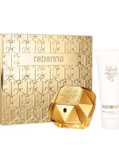 Paco Rabanne Lady Million zestaw woda perfumowana 80ml + balsam do ciała 100ml