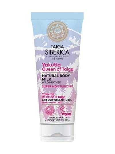 Natura Siberica Taiga Siberica naturalne nawilżające mleczko do ciała Królowa Tajgi z Jakucji 200ml