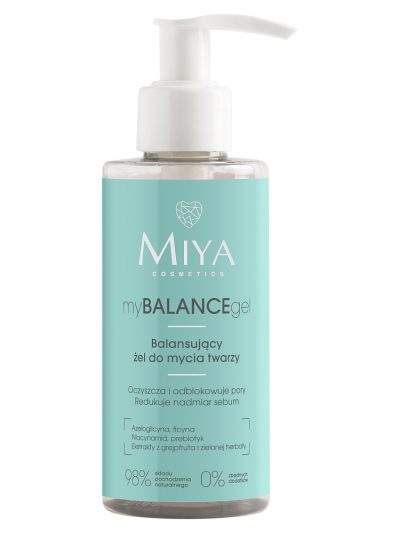 Miya Cosmetics MyBALANCEgel balansujący żel do mycia twarzy 140ml