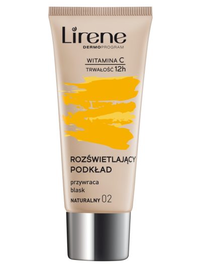 Lirene Podkład rozświetlający przywracający skórze blask 02 Naturalny 30ml