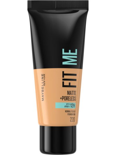 Maybelline Fit Me Matte & Poreless Foundation matujący podkład do twarzy 220 Natural Beige 30ml