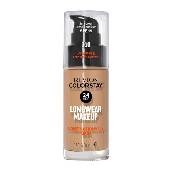 Revlon ColorStay™ Makeup for Combination/Oily Skin SPF15 podkład do cery mieszanej i tłustej 350 Rich Tan 30ml