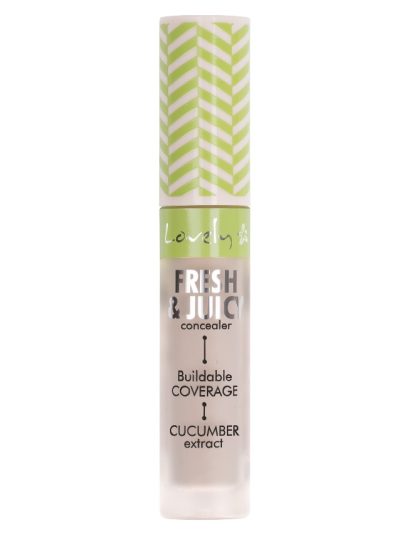 Lovely Fresh & Juicy Concealer rozświetlający korektor do twarzy z ekstraktem z ogórka 2 4.8g