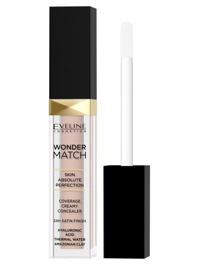 Eveline Cosmetics Wonder Match Concealer kryjący korektor w płynie 20 Peach 7ml