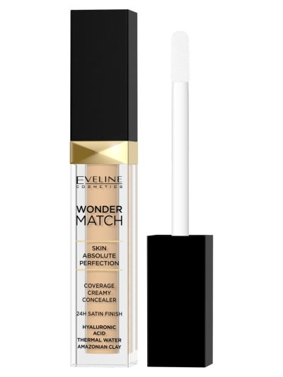 Eveline Cosmetics Wonder Match Concealer kryjący korektor w płynie 10 Light Vanilla 7ml
