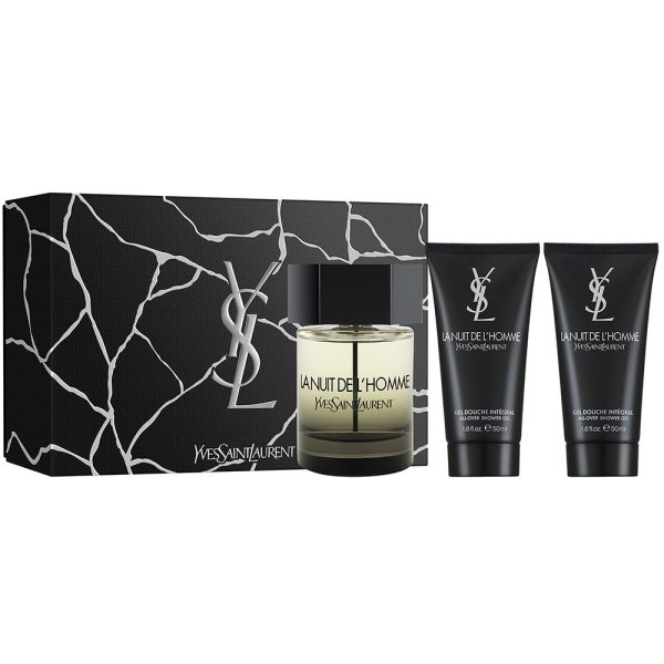 Yves Saint Laurent La Nuit De L'Homme zestaw woda toaletowa 100ml + żel pod prysznic 2x50ml