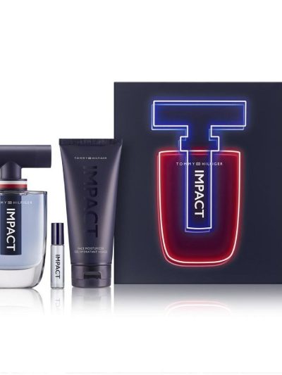 Tommy Hilfiger Impact zestaw woda toaletowa 100ml + miniatura wody toaletowej 4mlx2 + żel pod prysznic 100ml