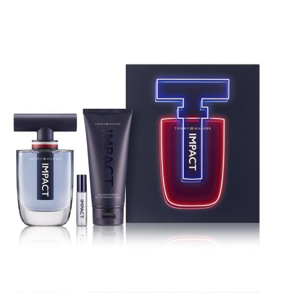 Tommy Hilfiger Impact zestaw woda toaletowa 100ml + miniatura wody toaletowej 4mlx2 + żel pod prysznic 100ml
