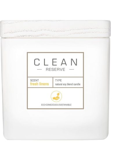 Clean Reserve Fresh Linens sojowa świeca zapachowa 227g