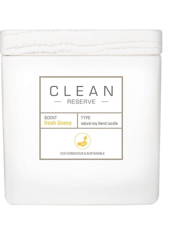Clean Reserve Fresh Linens sojowa świeca zapachowa 227g