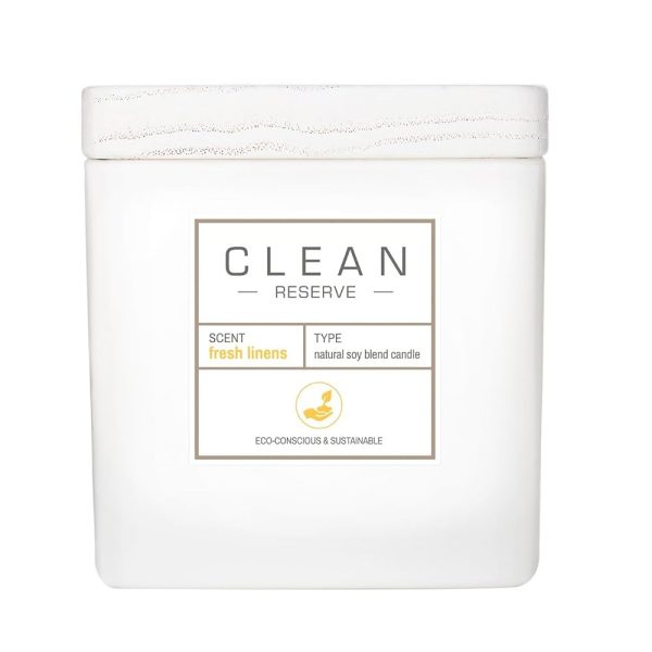 Clean Reserve Fresh Linens sojowa świeca zapachowa 227g