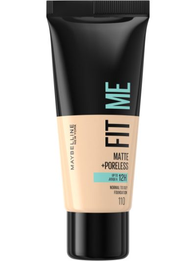 Maybelline Fit Me Matte & Poreless Foundation matujący podkład do twarzy 110 Porcelain 30ml