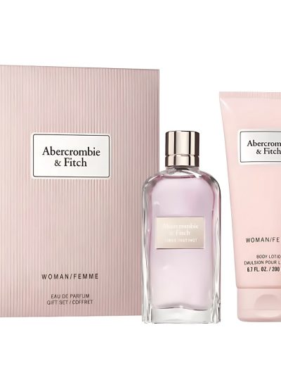 Abercrombie&Fitch First Instinct Woman zestaw woda perfumowana 100ml + balsam do ciała 200ml