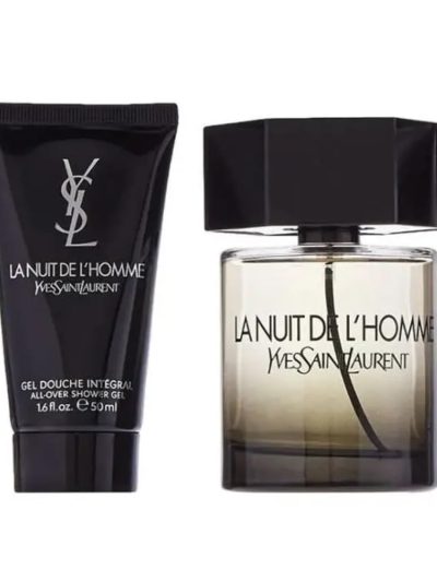Yves Saint Laurent La Nuit De L'Homme zestaw woda toaletowa 100ml + żel pod prysznic 50ml