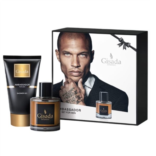 Gisada Ambassador For Men zestaw woda perfumowana 50ml + żel pod prysznic 100ml